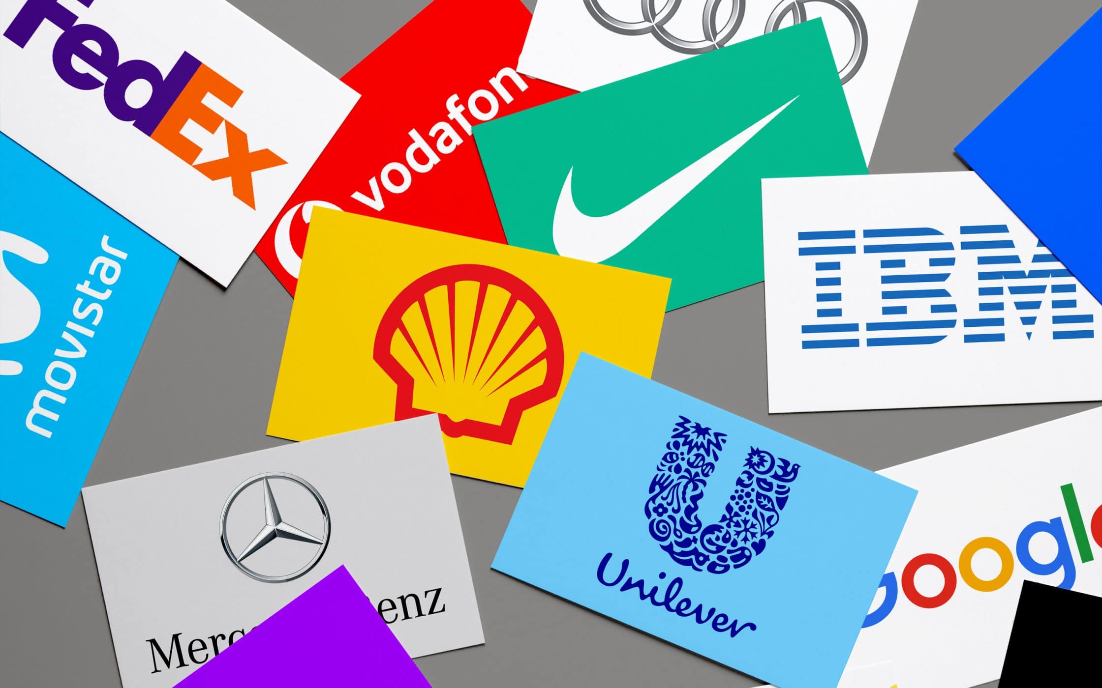 Brand Logos of Various Brands